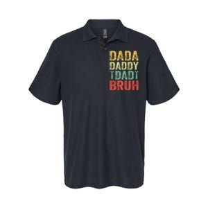 Dada Daddy Dad Bruh Happy Fathers Day Funny Gift Softstyle Adult Sport Polo