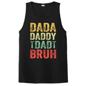 Dada Daddy Dad Bruh Happy Fathers Day Funny Gift PosiCharge Competitor Tank