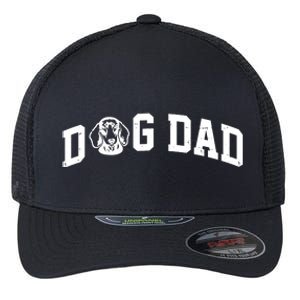 Dog Dad Dachshund Gift For Dad Flexfit Unipanel Trucker Cap