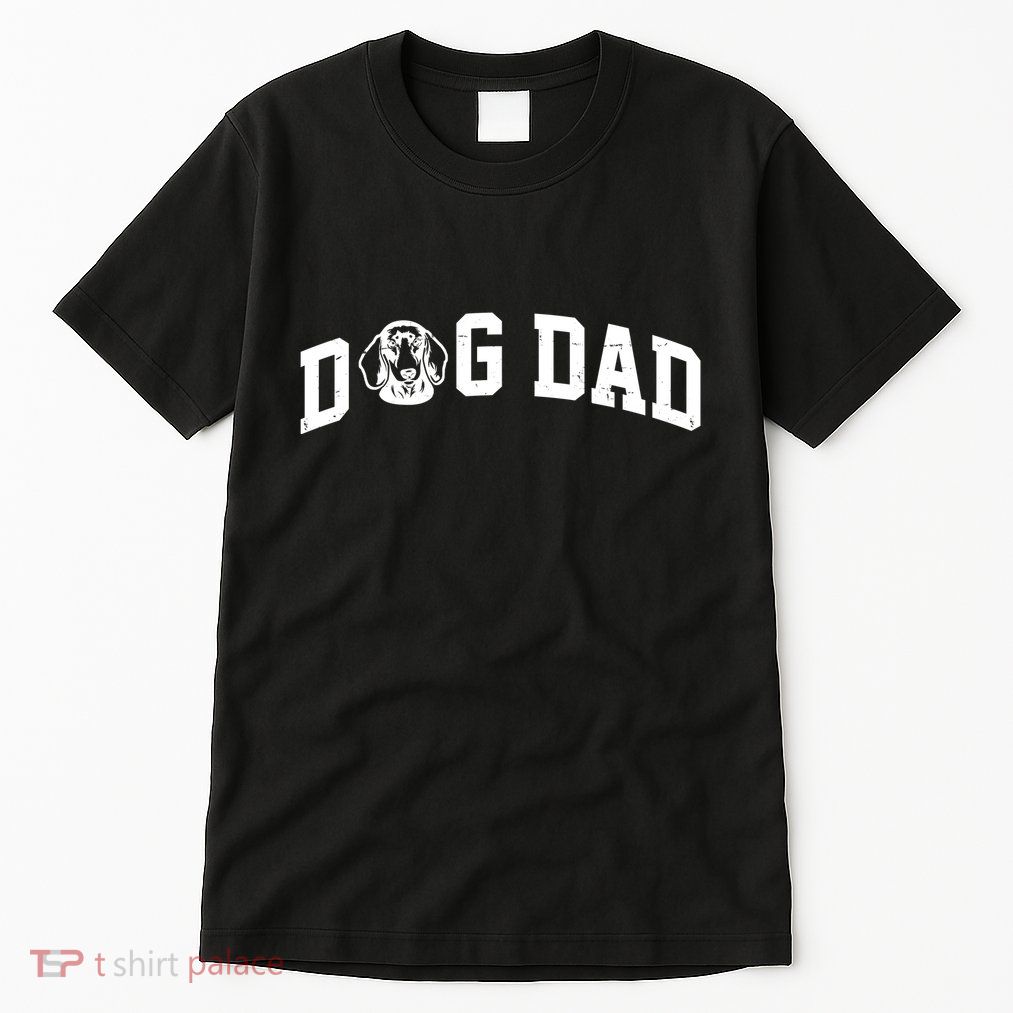 Dog Dad Dachshund Gift For Dad Tall T-Shirt