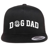 Dog Dad Dachshund Gift For Dad Flatbill Hat