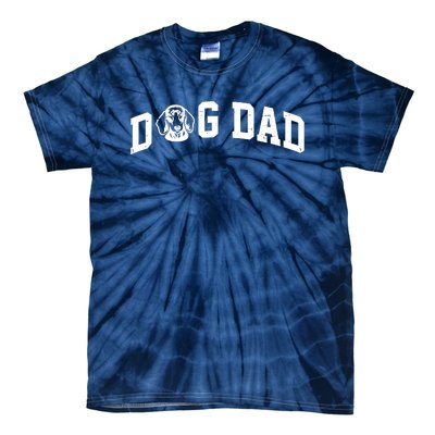 Dog Dad Dachshund Gift For Dad Tie-Dye T-Shirt