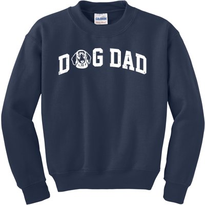 Dog Dad Dachshund Gift For Dad Kids Sweatshirt