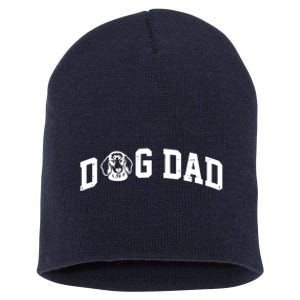 Dog Dad Dachshund Gift For Dad Short Acrylic Beanie