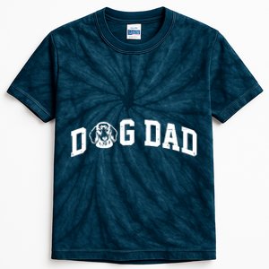 Dog Dad Dachshund Gift For Dad Kids Tie-Dye T-Shirt