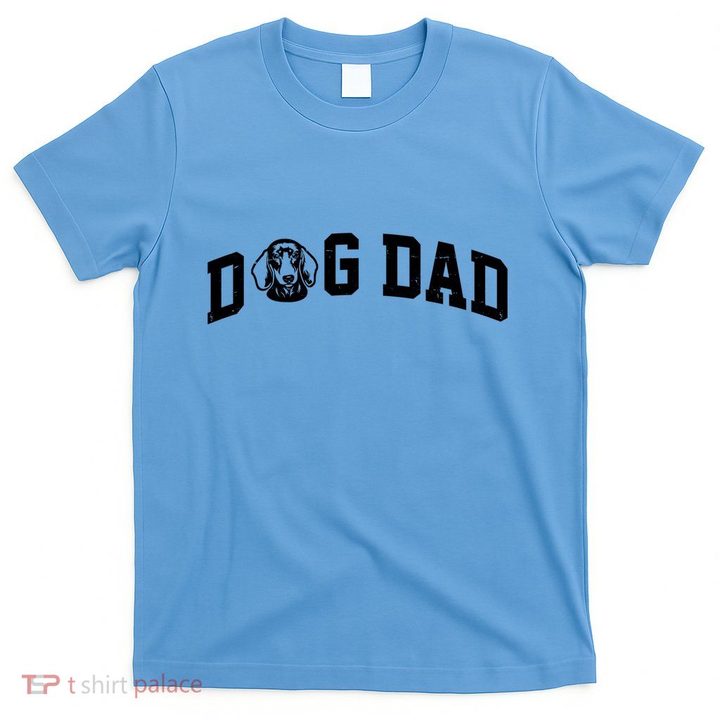 Dog Dad Dachshund Gift For Dad T-Shirt