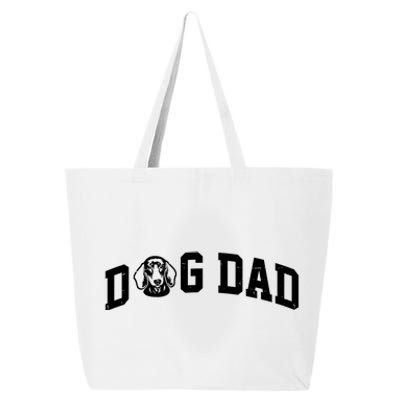 Dog Dad Dachshund Gift For Dad 25L Jumbo Tote