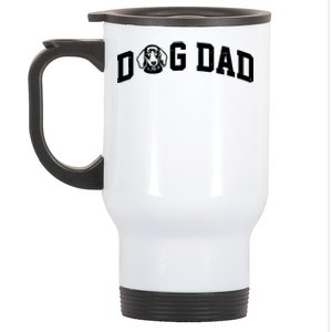 Dog Dad Dachshund Gift For Dad Stainless Steel Travel Mug