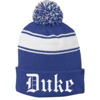 Dukes Duke  Stripe Pom Pom Beanie