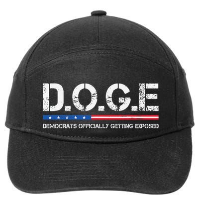 D.O.G.E Doge Democrats Officially Getting Exposed 7-Panel Snapback Hat