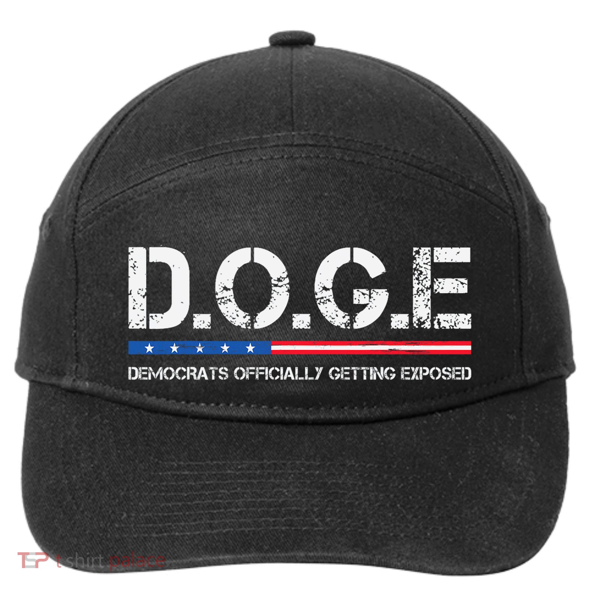 D.O.G.E Doge Democrats Officially Getting Exposed 7-Panel Snapback Hat