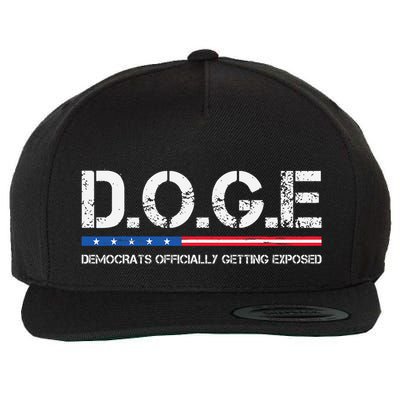 D.O.G.E Doge Democrats Officially Getting Exposed Wool Snapback Cap