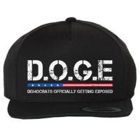 D.O.G.E Doge Democrats Officially Getting Exposed Wool Snapback Cap