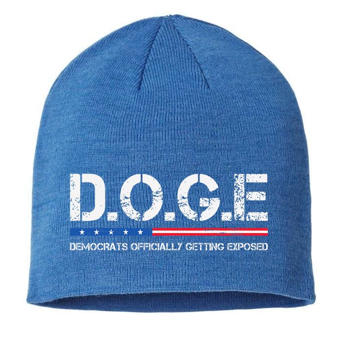 D.O.G.E Doge Democrats Officially Getting Exposed Sustainable Beanie
