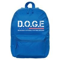 D.O.G.E Doge Democrats Officially Getting Exposed 16 in Basic Backpack