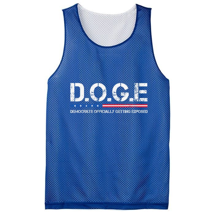 D.O.G.E Doge Democrats Officially Getting Exposed Mesh Reversible Basketball Jersey Tank