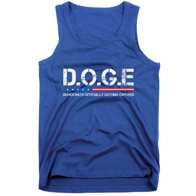 D.O.G.E Doge Democrats Officially Getting Exposed Tank Top