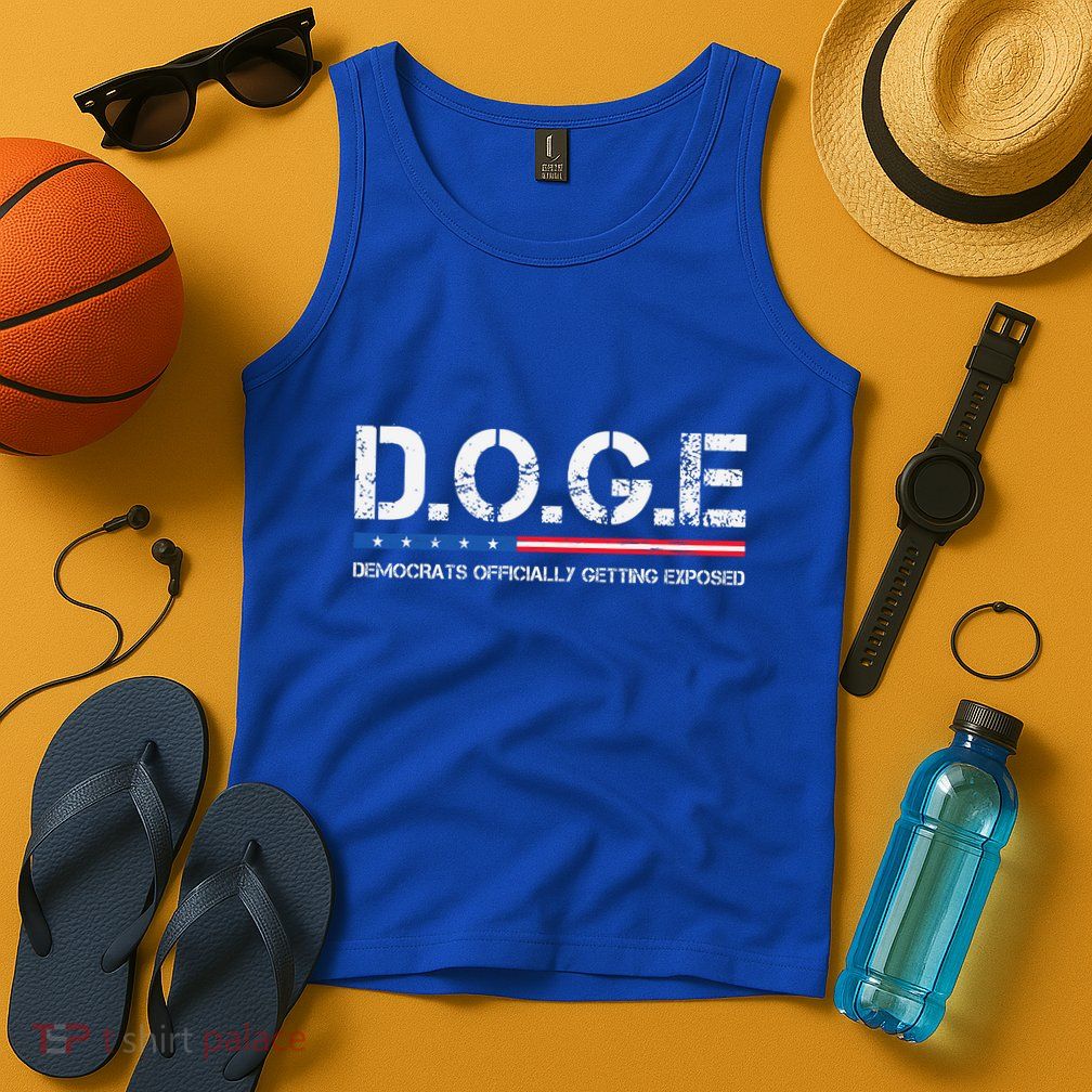 D.O.G.E Doge Democrats Officially Getting Exposed Tank Top