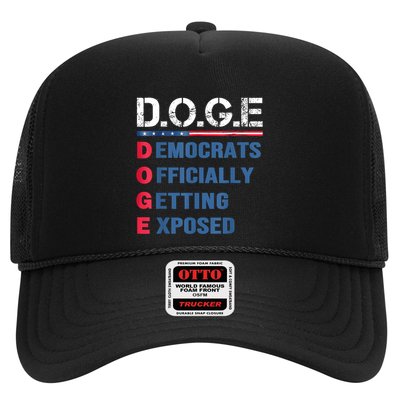 D.O.G.E Doge Department Of Government Efficiency Us Flag Trucker Hat