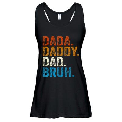 Dada Daddy Dad Bruh Ladies Essential Flowy Tank