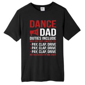 Dance Dad Duties Dancing Dad Of A Dancer Father Gift Tall Fusion ChromaSoft Performance T-Shirt