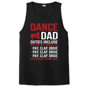 Dance Dad Duties Dancing Dad Of A Dancer Father Gift PosiCharge Competitor Tank