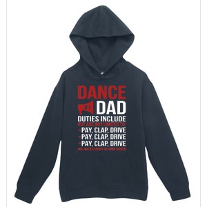 Dance Dad Duties Dancing Dad Of A Dancer Father Gift Urban Pullover Hoodie