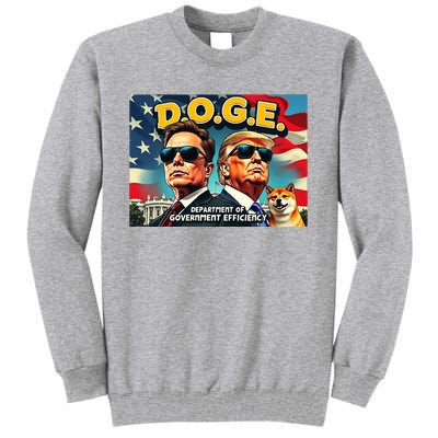 D.O.G.E Doge Department Of Government Efficiency Tall Sweatshirt