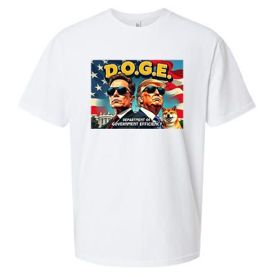 D.O.G.E Doge Department Of Government Efficiency Sueded Cloud Jersey T-Shirt