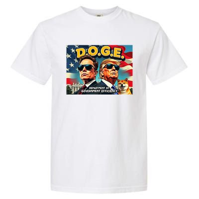 D.O.G.E Doge Department Of Government Efficiency Garment-Dyed Heavyweight T-Shirt