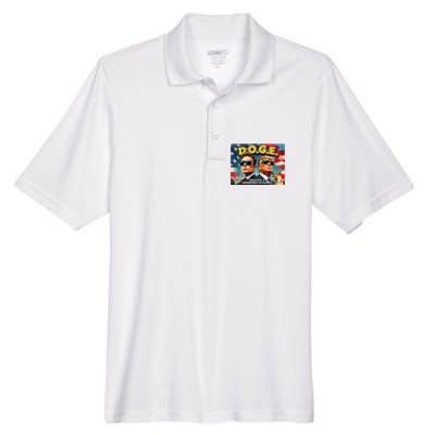 D.O.G.E Doge Department Of Government Efficiency Men's Origin Performance Pique Polo