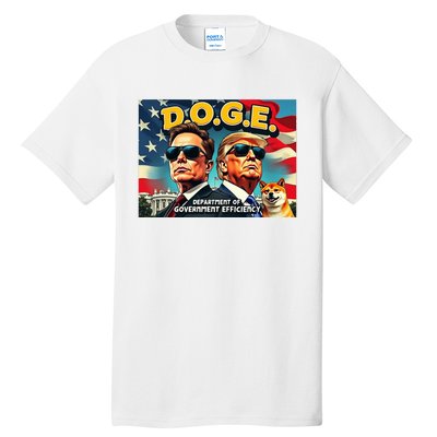 D.O.G.E Doge Department Of Government Efficiency Tall T-Shirt