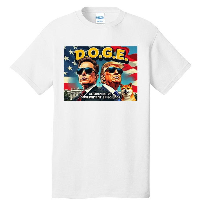 D.O.G.E Doge Department Of Government Efficiency Tall T-Shirt