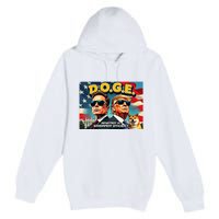 D.O.G.E Doge Department Of Government Efficiency Premium Pullover Hoodie