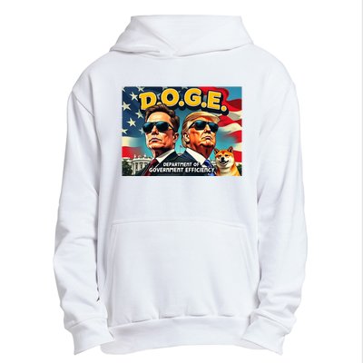 D.O.G.E Doge Department Of Government Efficiency Urban Pullover Hoodie