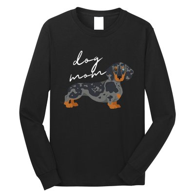 Dapple Dachshund Dog Mom Woman Long Sleeve Shirt