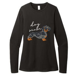 Dapple Dachshund Dog Mom Woman Womens CVC Long Sleeve Shirt