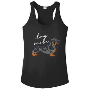 Dapple Dachshund Dog Mom Woman Ladies PosiCharge Competitor Racerback Tank