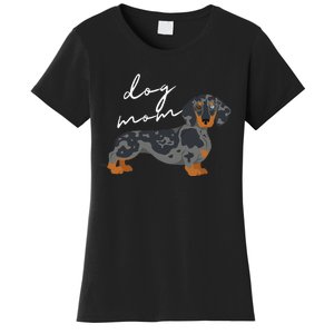 Dapple Dachshund Dog Mom Woman Women's T-Shirt