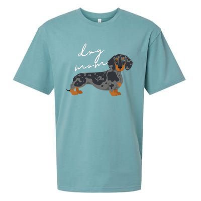 Dapple Dachshund Dog Mom Woman Sueded Cloud Jersey T-Shirt