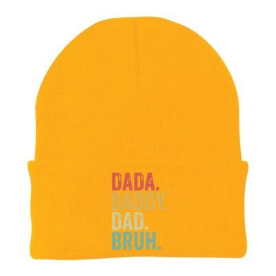 Dada Daddy Dad Bruh Knit Cap Winter Beanie