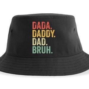 Dada Daddy Dad Bruh Sustainable Bucket Hat