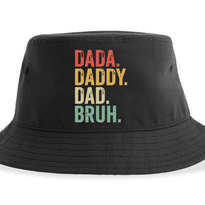 Dada Daddy Dad Bruh Sustainable Bucket Hat