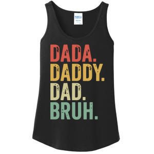 Dada Daddy Dad Bruh Ladies Essential Tank