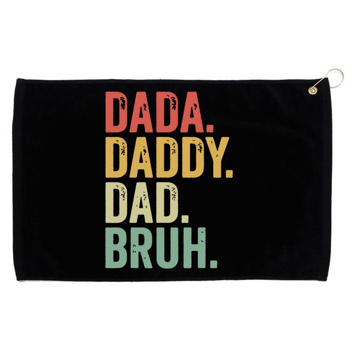 Dada Daddy Dad Bruh Grommeted Golf Towel