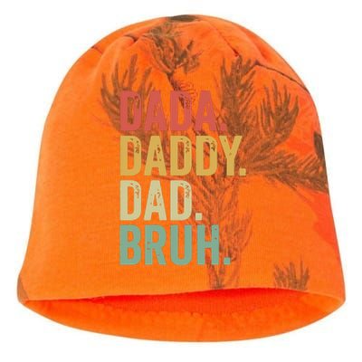 Dada Daddy Dad Bruh Kati - Camo Knit Beanie