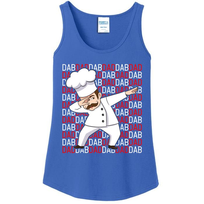 Dab Dad Dabbing Chef Funny Cooking Cook Fathers Day Gift Cute Gift Ladies Essential Tank