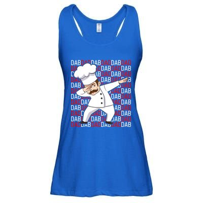 Dab Dad Dabbing Chef Funny Cooking Cook Fathers Day Gift Cute Gift Ladies Essential Flowy Tank