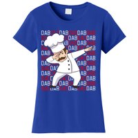 Dab Dad Dabbing Chef Funny Cooking Cook Fathers Day Gift Cute Gift Women's T-Shirt