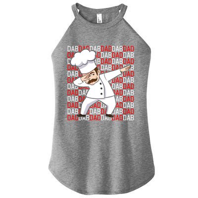 Dab Dad Dabbing Chef Funny Cooking Cook Fathers Day Gift Cute Gift Women's Perfect Tri Rocker Tank